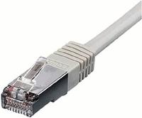 equip 605716, equip Patchkabel RJ45 M RJ45 M weiss 10m SSTPKabel CAT 6a geformt
