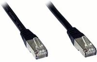 INLINE Crossover Patchkabel, S/FTP, Cat,6, schwarz, 3m