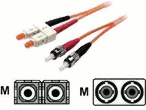 EFB Elektronik ecoFiber LWL Kabel Duplex ST/SC 50/125 OM2 2m