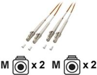 EFB-Elektronik Duplex Jumper LC-LC 50/125&micro;, OM3, LSZH, aqua, 2.0mm, 20m Hersteller: