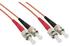InLine LWL Kabel Duplex ST/ST 50/125 OM2 2m