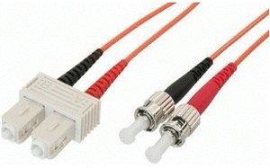 InLine LWL Kabel Duplex ST/SC 50/125 OM2 10m