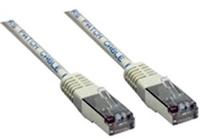 RNS&reg; Patchkabel mit Rastnasenschutz, Cat. 6, S/FTP, PiMF, PVC, 250MHz, grau, 50m,