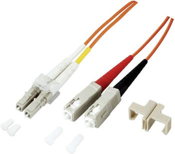 EFB Elektronik ecoFiber LWL Kabel Duplex LC/SC 50/125 OM3 - 15,0m