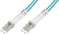 Digitus DK-2533-10/3 Glasfaser LWL Anschlusskabel 10.00 m T&uuml;rkis [1x LC-Stecker - 1x