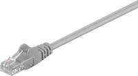 goobay RJ-45 Netzwerkkabel 3,0 m grau bis zu 1,00 Gbit/Sek. bis zu 100 MHz, 1 St.