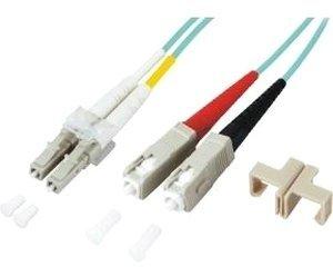Mcab LWL Duplex Jumper LC/SC 50/125µ OM3 - 5m