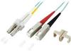 BIGtec 1m LWL Kabel Patchkabel OM3 Glasfaser-Kabel 40Gbit Multimode 50/125µm...