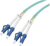 Mcab 7003302 OM3 LC-LC 50/125MJU 2m LSZH LWL Duplex Jumper Kabel Aqua