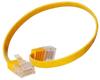 S/CONN maximum connectivity Patchkabel-Flachkabel U/UTP cat. 6 Slim gelb 0,5m