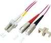 BIGtec 2m LWL Kabel Patchkabel OM4 Glasfaser-Kabel 100Gbit Multimode 50/125µm...