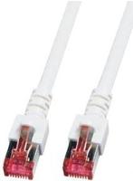 FREI PATCH-C6 15 WS - 15 m Cat.6 PiMF-Patchkabel, wei&szlig;, RJ45, Grundpreis: &euro;