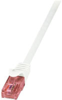 Logilink Cq3101s Rj45 Patchkabel Cat 6a S/ftp 15.00 M Wei&szlig; Flammwidrig, Mit