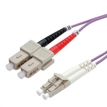 Value LWL-Kabel LC/SC 50/125 OM4 - 2,0m