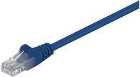goobay 68437, goobay CAT 6 Netzwerkkabel, U/UTP, blau - L&auml;nge: 1,0 m