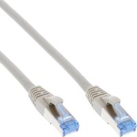 InLine&reg; 76830 Patchkabel, S/FTP (PiMf), Cat.6A, 500MHz, halogenfrei, Kupfer, grau,