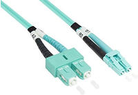 Patchkabel LWL Duplex OM3 (Multimode, 50/125) LC/SC, LSZH, austauschbare Polarit&auml;t,