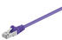 Wentronic Patchkabel CAT5e F/UTP - 0,5m violett