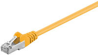 D&ouml;nges Patchkabel Cat. 5e 2xRJ45 F/UTP, 0,5 m, gelb