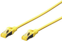 Digitus DK-1644-A-010/Y, Digitus DK-1644-A-010/Y RJ45 Patchkabel CAT 6a S/FTP 1.00m
