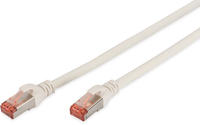 Digitus DK-1644-010-WH-10, Digitus CAT6 S-FTP Patchk.,1m, Weiss (S/FTP, CAT6, 1 m)