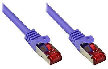 Good Connections CAT 6 Ethernet LAN Patchkabel 0,15m violett