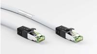 Goobay 55124, Goobay CAT 8.1 Patchkabel, S/FTP (PiMF), Wei&szlig;, 1 m