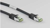 Goobay CAT 8.1 Patchkabel, RJ45-Stecker, 2 GHz Bandbreite, S/FTP, 1 m