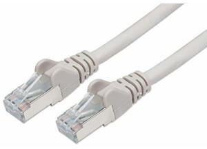PremiumCord LAN & Patch Kabel CAT 5E S/FTP 15m grau
