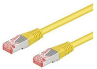 Goobay 95523, Goobay 7,5m CAT 6 Patchkabel, S/FTP (PiMF), Gelb