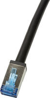 Logilink Outdoor Pe Patchkabel Cat.6a S/ftp, Schwarz, 30,0m (cq7123s)
