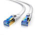 3 m, weiß: CSL CAT 8 Patchkabel Flach 40 Gbits