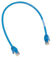 Hager Patchleitung 1,5m blau ZZ45WAN150 m.2xRJ45 Stecker f.WAN-Anwendung