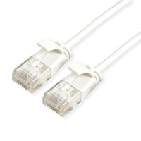 ROLINE 21.15.0984, Roline Patch-Kabel RJ-45 (M) zu RJ-45 (M) 1.5 m UTP CAT 6a wei&szlig;