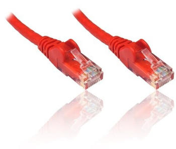 PremiumCord LAN & Patch Kabel CAT 5E UTP 0,5m rot