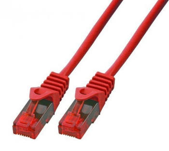 BIGtec Gigabit Ethernet LAN Kabel CAT 5E 0,25m rot (BIG565)