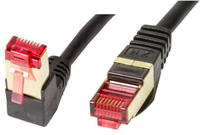 BIGtec Premium 1m 90&deg; gewinkelt gerade/unten Ethernet Gigabit LAN Netzwerkkabel