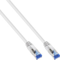 InLine 76833W, InLine Patchkabel, S/FTP (PiMf), Cat.6A, halogenfrei (L&auml;nge: 0,30m /