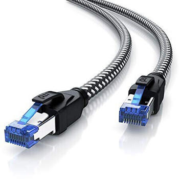 CSL CAT 8 Netzwerkkabel 40 Gbits 20m schwarz