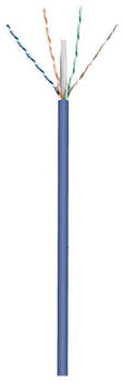 Wentronic CAT 6A Netzwerkkabel U/UTP Blau 305m (96092)