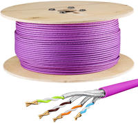 hb-digital Netzwerkkabel CAT 7a Simplex 500m max.1200 MHz S/FTP AWG23 LSZH lila