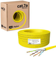 hb-digital Netzwerkkabel CAT 7a 50m max. 1200 MHz S/FTP AWG23 LSZH gelb