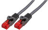 BIGtec Gigabit Ethernet LAN Kabel CAT 5E 0,25m schwarz