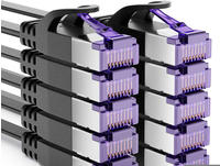 Delock 80345, Delock 80345 RJ45 Patchkabel CAT 7 U/FTP 1.00m Schwarz 1St.