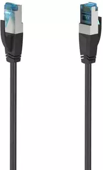 Hama Gigabit Ethernet Netzwerkkabel CAT 6a S/FTP 10m schwarz
