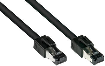 Good Connections CAT 8.1 Premium Flach-Patchkabel 3m schwarz