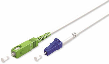 Goobay LWL-Patchkabel SC-APC/LC-UPC OS2 25m wei&szlig;