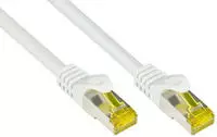 RJ45 Patchkabel mitCat.7 Rohkabel und Rastnasenschutz (RNS&reg;), S/FTP, PiMF,