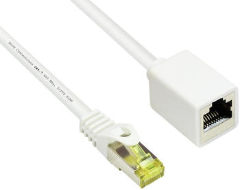 Good Connections RJ45 Patchkabelverl&auml;ngerung CAT 7 RNS S/FTP 500MHz wei&szlig; 5m