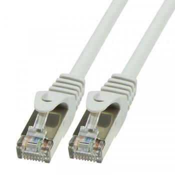 BIGtec Gigabit Ethernet LAN Kabel CAT 5E 20m grau